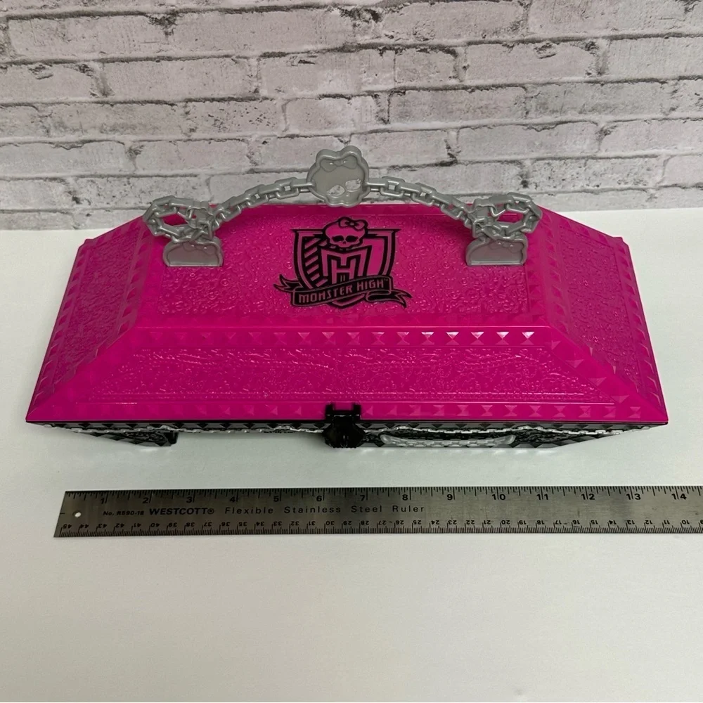 Monster High Authentic Create a Monster Design Lab 2011 Pink Black Coffin Only